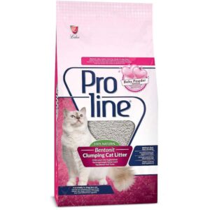 Proline Süper Topaklanan İnce Taneli Parfümlü Bentonit Kedi Kumu 10 Lt