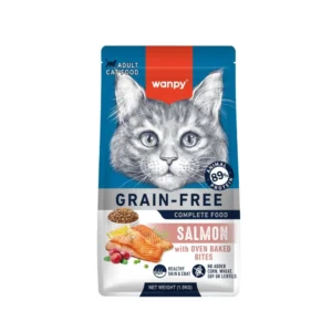 New Arrivals Wanpy Tahılsız Somonlu Yetişkin Kedi Maması 1,5 Kg
