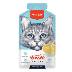 New Arrivals Wanpy Tavuk Etli Tahılsız Kedi Çorbası 50 Gr