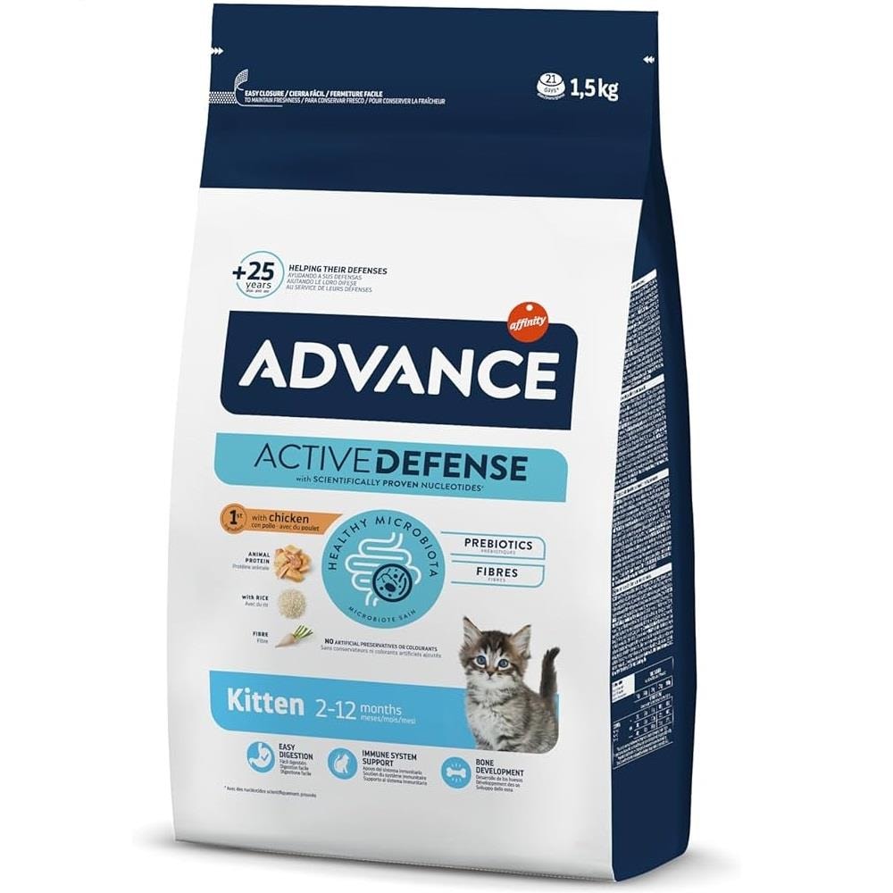 8410650151892 Advance Cat Kitten Tavuklu Pirinçli Yavru Kedi Maması 1,5 Kg