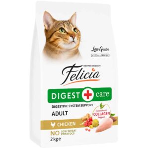 Felicia Hipoalerjenik Tavuklu ve Hamsili Düşük Tahıllı Yetişkin Kedi Maması 2 Kg