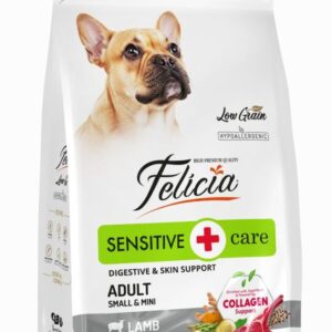 Felicia Düşük Tahıllı Hipoalerjenik Kuzu Etli Küçük Irk Yetişkin Köpek Maması 3 Kg