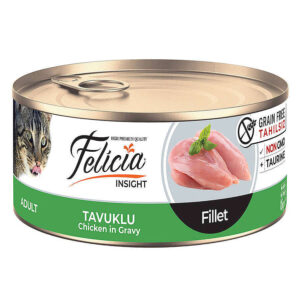Felicia Tavuk Etli Fileto Tahılsız Kedi Konservesi 85 Gr