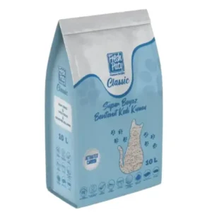 Fresh Paty Classic Aktif Karbonlu Kokusuz Topaklanan Bentonit Kedi Kumu 10 Lt