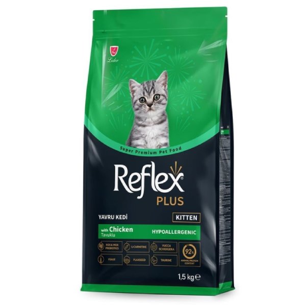 8698995003520 Reflex Plus Tavuklu Yavru Kedi Maması 1,5 Kg