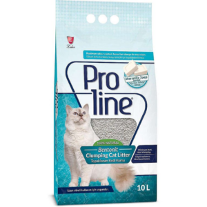 Proline Süper Topaklanan İnce Taneli Marsilya Sabunlu Bentonit Kedi Kumu 10 Lt