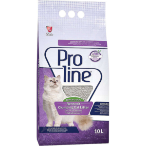 Proline Süper Topaklanan İnce Taneli Lavanta Kokulu Bentonit Kedi Kumu 10 Lt