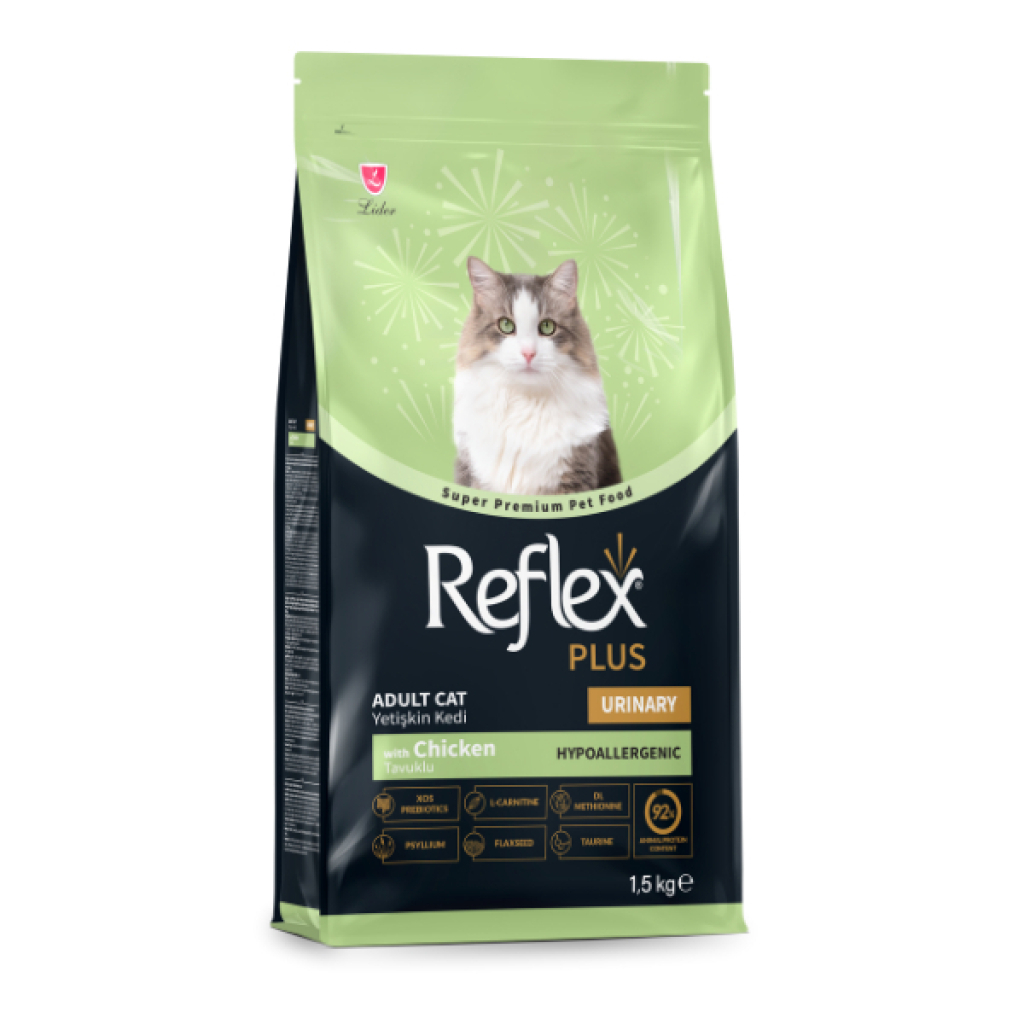 8698995027410 Reflex Plus Urinary Tavuklu Yetişkin Kedi Maması 1,5 Kg