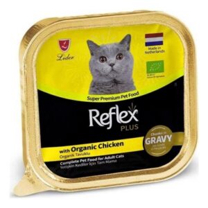 New Arrivals Reflex Plus Sos İçinde Parça Organik Tavuk Etli Yetişkin Kedi Konservesi 85 Gr