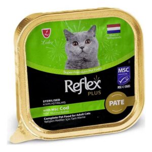 New Arrivals Reflex Plus Pate Balıklı Kısır Kedi Konservesi 85 Gr