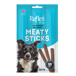 Reflex Plus Meaty Sticks Somonlu Köpek Ödül Çubuğu 11 Gr x 3 Adet