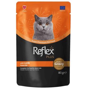 New Arrivals Reflex Plus Soslu Kuzu Etli YetiÅŸkin Kedi Konservesi 85 Gr