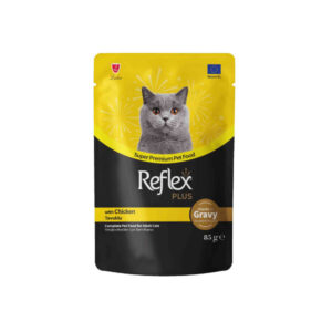 New Arrivals Reflex Plus Sos İçinde Parça Tavuk Etli Yetişkin Kedi Konservesi 85 Gr
