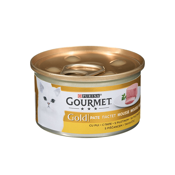 8445292081061 Gourmet Gold Kıyılmış Tavuklu Yetişkin Kedi Konservesi 85 Gr