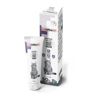 Supravet Biotine Plus Kediler İçin Tüy Sağlığı Güçlendirici Malt Paste 100 g