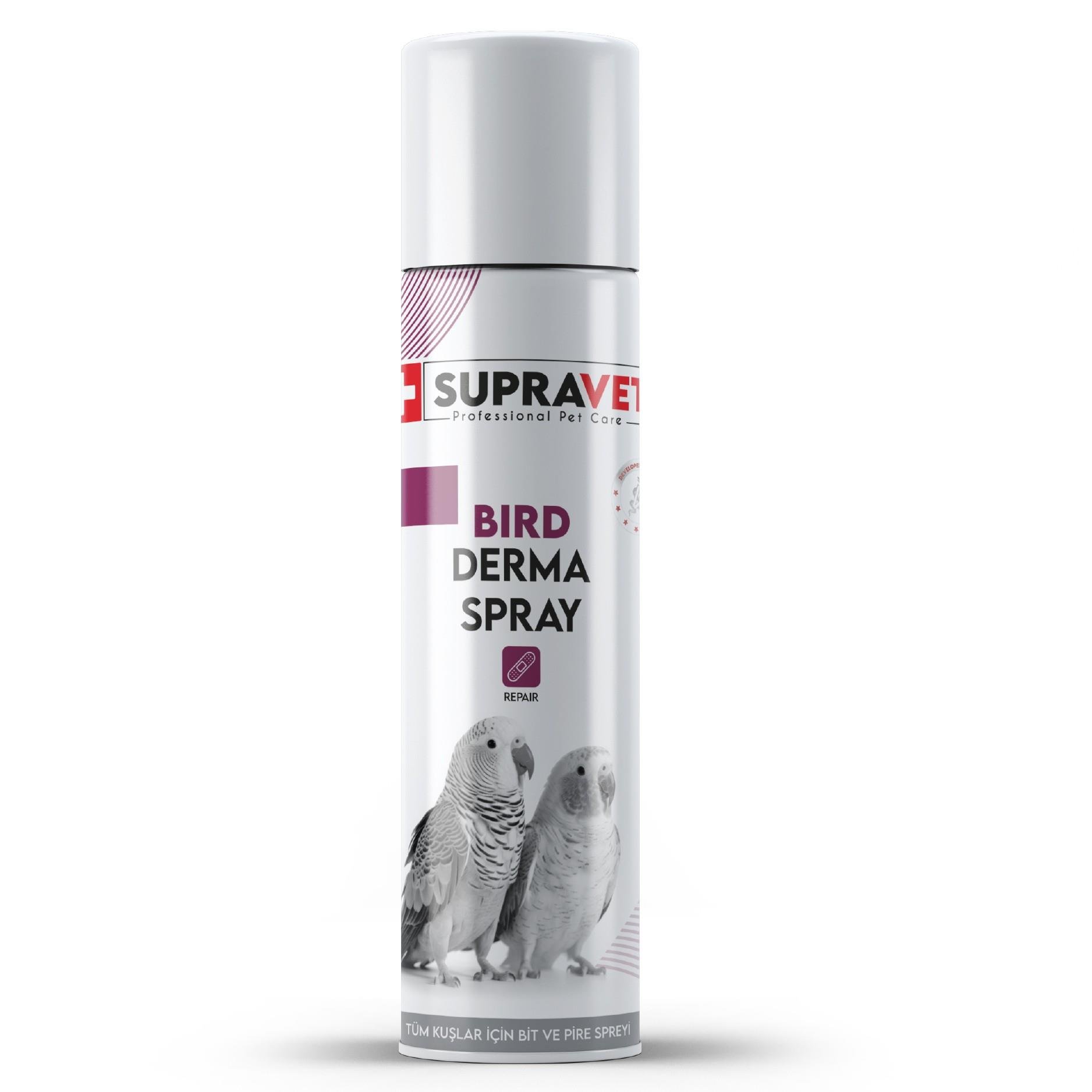 8680589182667 Supravet Kuşlar İçin Deri ve Tüy Bakım Spreyi 150 ml