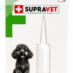 Supravet Küçük Irk Köpek Deri ve Tüy Bakım Ense Yağı Bit Pire Kene Dış Parazit Bitkisel Damla 1 ml