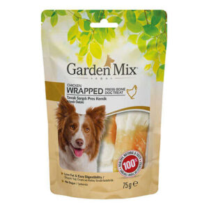 Garden Mix Wrapped Tavuk Sargılı Pres Kemik Köpek Ödülü 75 g