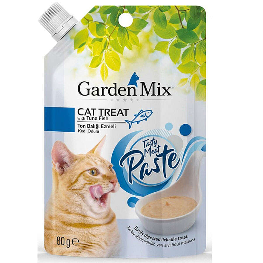 8681085429768 Garden Mix Paste Ton Balıklı Ezmeli Sıvı Kedi Ödülü 80 g