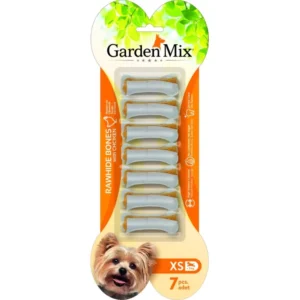 Garden Mix Tavuklu Deri Kemik Köpek Ödülü 140 g (7'li) [XS]