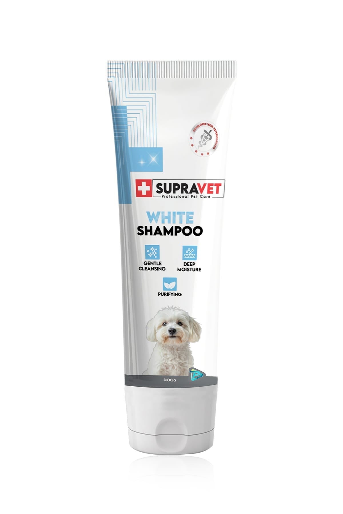 8684272332308 Supravet White Beyaz Tüylü Köpekler İçin Şampuan 200 ml