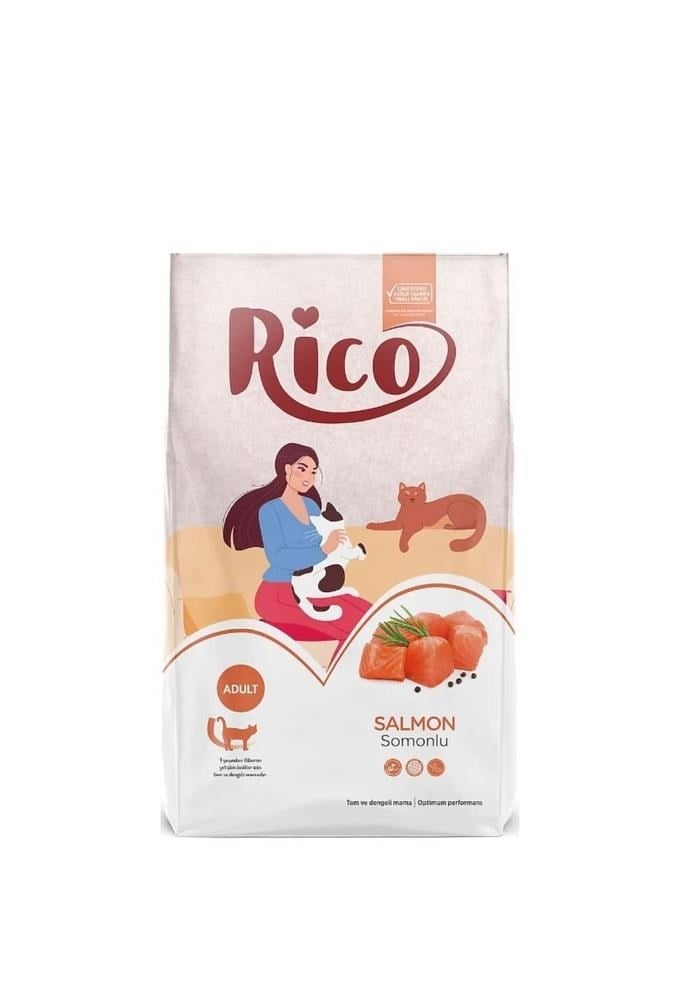 8690944728089 Rico Somonlu Yetişkin Kedi Maması 2 Kg