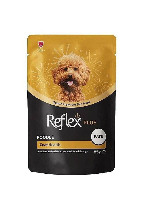 8698995040037 REFLEX PLUS Poodle Yetişkin Köpek Pouch Mama 85 g