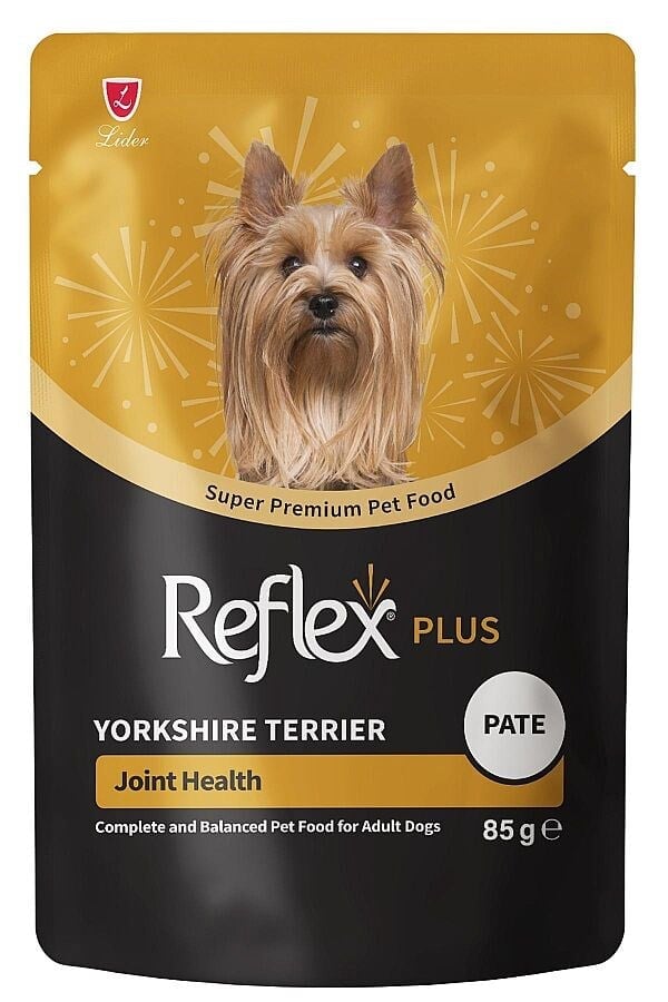 8698995040044 REFLEX PLUS Yorkshire Terrier Yetişkin Köpek Konservesi 85 g