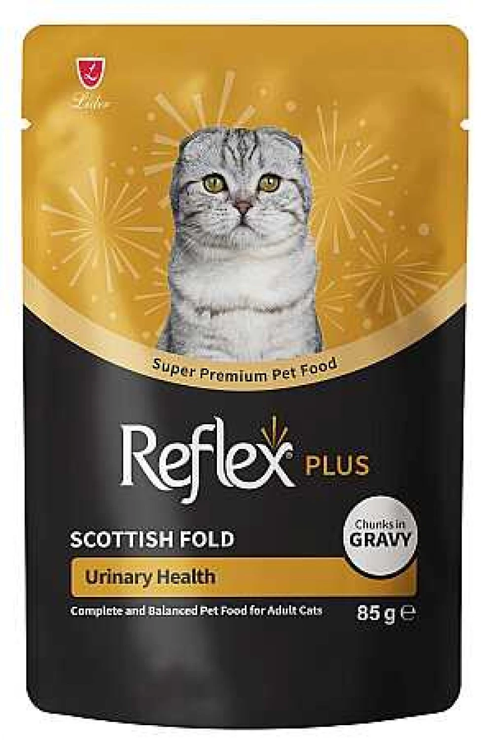 8698995040068 REFLEX PLUS Scottish Fold Yetişkin Kedi Pouch Mama 85 g
