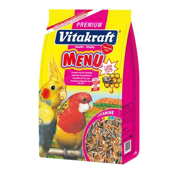 8699004270308 Vitakraft Menü Vital Paraket Yemi Ballı 1000 g