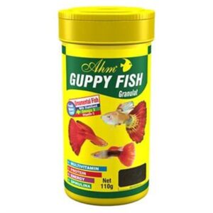 AHM Guppy Fish Granulat Lepistes Balık Yemi 100 ml